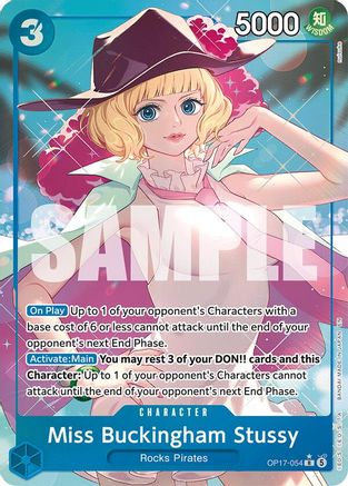 Miss Buckingham Stussy (Alternate Art) (OP17-054) - The World's Strongest Warriors One Piece