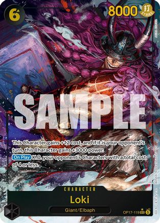 Loki (Alternate Art) (OP17-119) - The World's Strongest Warriors One Piece