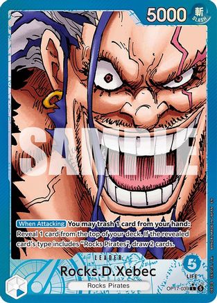 Rocks.D.Xebec (039) (Alternate Art) (OP17-039) - The World's Strongest Warriors One Piece