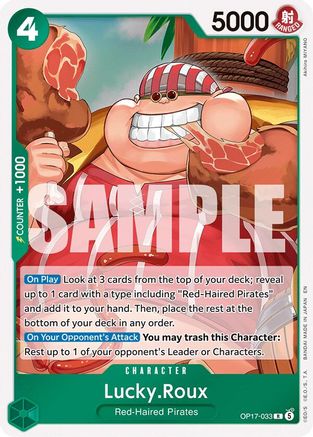 Lucky.Roux (OP17-033) - The World's Strongest Warriors One Piece