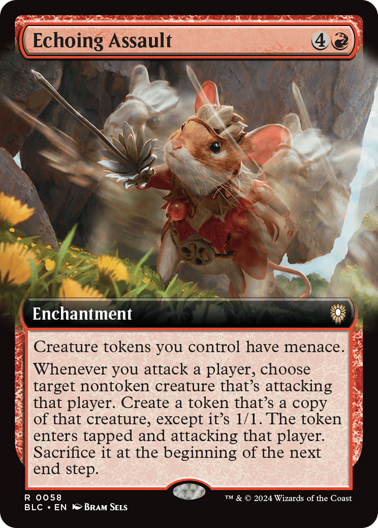 Echoing Assault (BLC-058) - Bloomburrow Commander - Magic The Gathering