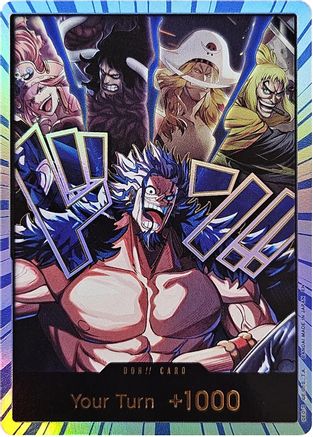 FOIL DON!! Card (Alternate Art) (Rocks) (Special Foil) - The World's Strongest Warriors One Piece