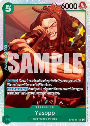 Yasopp (OP17-031) - The World's Strongest Warriors One Piece