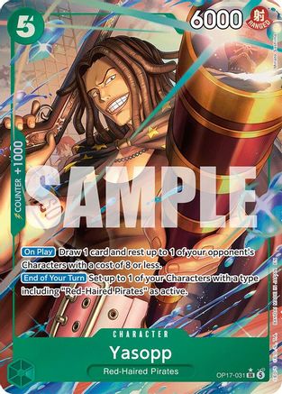 Yasopp (Alternate Art) (OP17-031) - The World's Strongest Warriors One Piece