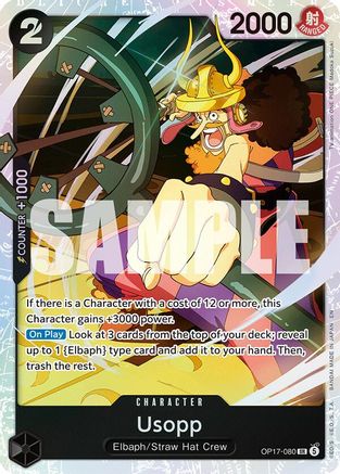 Usopp (OP17-080) - The World's Strongest Warriors One Piece