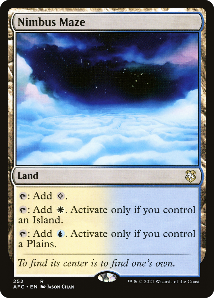 Nimbus Maze (AFC-252) - Forgotten Realms Commander - Magic The Gathering