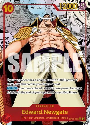 Edward.Newgate (005) (Manga) (OP17-005) - The World's Strongest Warriors One Piece