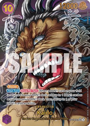 Kaido (062) (Super Alternate Art) (OP17-062) - The World's Strongest Warriors One Piece