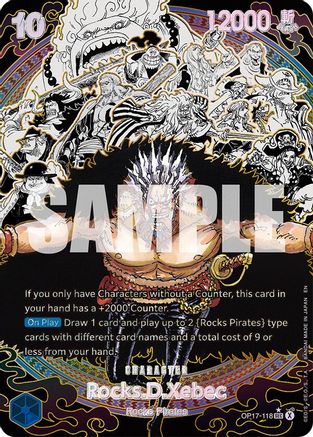 Rocks.D.Xebec (118) (Super Alternate Art) (OP17-118) - The World's Strongest Warriors One Piece
