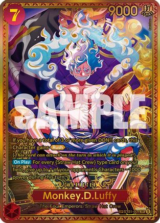 Monkey.D.Luffy (ST31-004) (SP) (ST31-004) - The World's Strongest Warriors One Piece