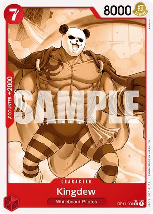 Kingdew (Pandaman Art) (OP17-006) - The World's Strongest Warriors One Piece