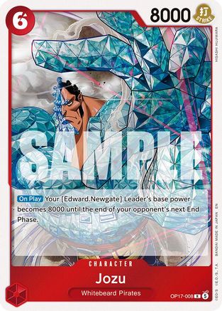 Jozu (OP17-008) - The World's Strongest Warriors One Piece