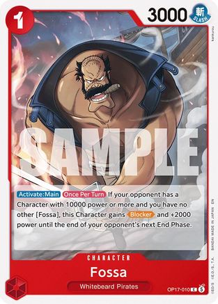 Fossa (OP17-010) - The World's Strongest Warriors One Piece