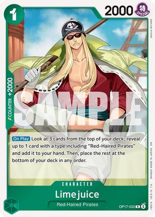 Limejuice (OP17-032) - The World's Strongest Warriors One Piece