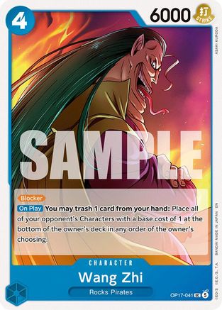Wang Zhi (OP17-041) - The World's Strongest Warriors One Piece