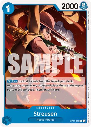 Streusen (050) (OP17-050) - The World's Strongest Warriors One Piece