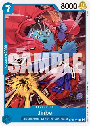 Jinbe (051) (OP17-051) - The World's Strongest Warriors One Piece
