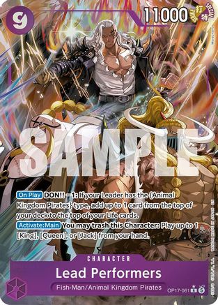 Lead Performers (Alternate Art) (OP17-061) - The World's Strongest Warriors One Piece