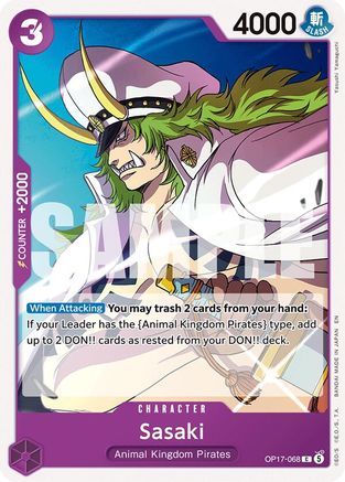 Sasaki (OP17-068) - The World's Strongest Warriors One Piece