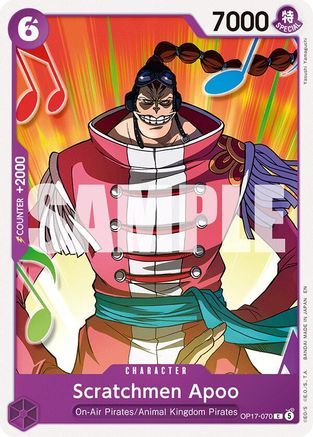 Scratchmen Apoo (OP17-070) - The World's Strongest Warriors One Piece