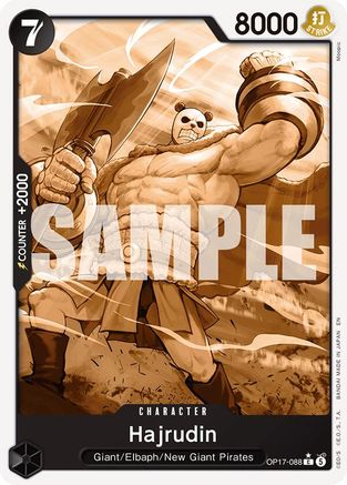 Hajrudin (Pandaman Art) (OP17-088) - The World's Strongest Warriors One Piece
