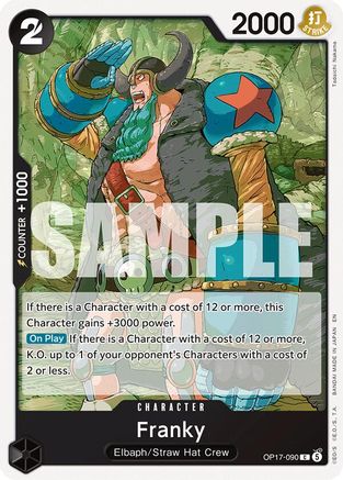 Franky (OP17-090) - The World's Strongest Warriors One Piece