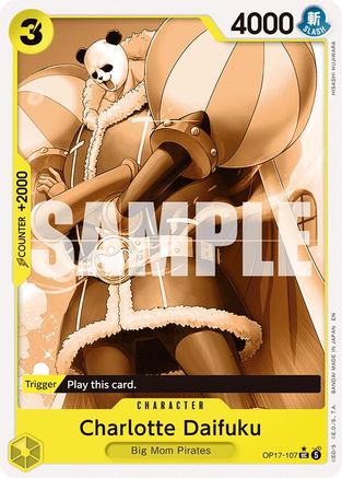 Charlotte Daifuku (Pandaman Art) (OP17-107) - The World's Strongest Warriors One Piece