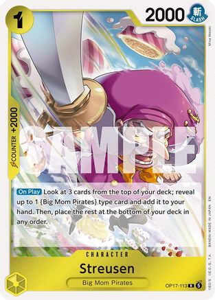 Streusen (113) (OP17-113) - The World's Strongest Warriors One Piece