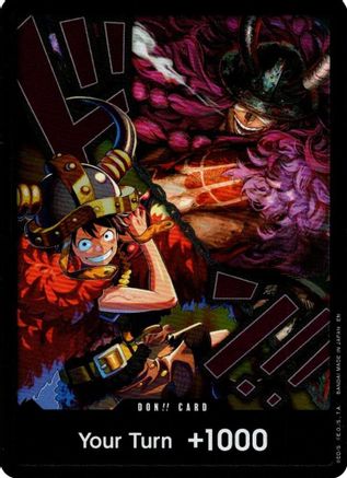 DON!! Card (Alternate Art) (Luffy and Loki) - The World's Strongest Warriors One Piece