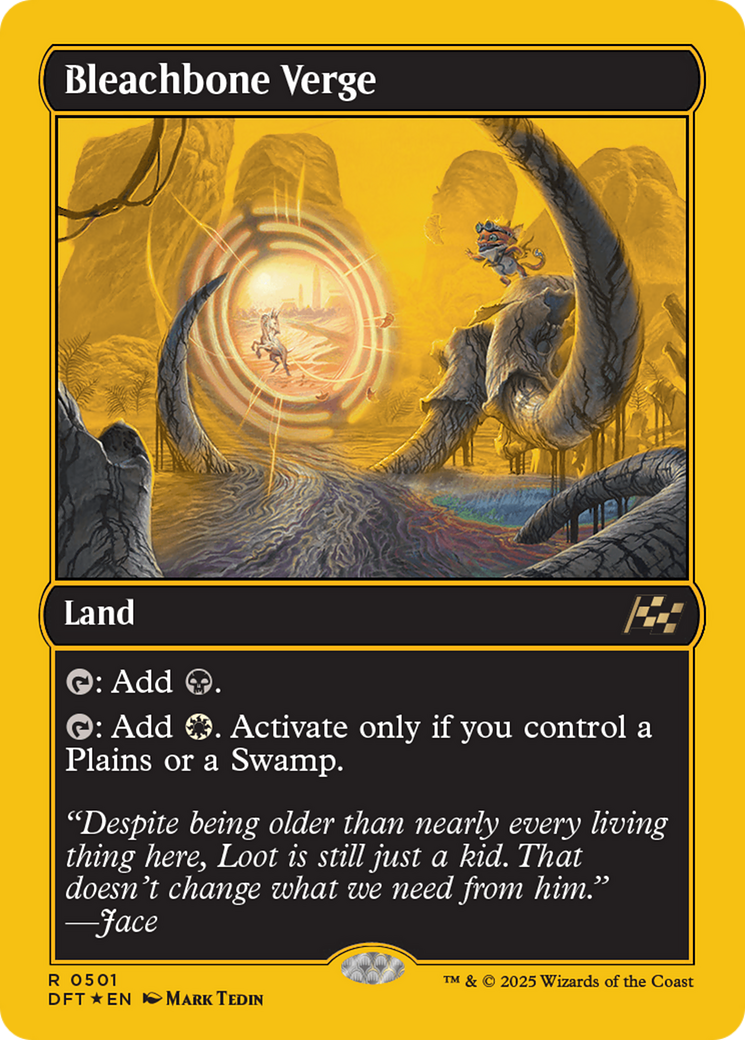 FOIL Bleachbone Verge (DFT-501) - Aetherdrift - Magic The Gathering