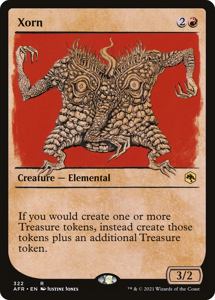 Xorn (Showcase) (AFR-322) - Adventures in the Forgotten Realms - Magic The Gathering