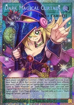 STARLIGHT RARE Dark Magical Curtain (Starlight Rare) (Extended Art) (MAMO-EN003) - Magnificent Monsters 1st Edition