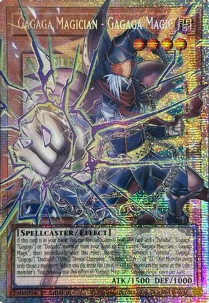 STARLIGHT RARE Gagaga Magician - Gagaga Magic (Starlight Rare) (Extended Art) (MAMO-EN011) - Magnificent Monsters 1st Edition