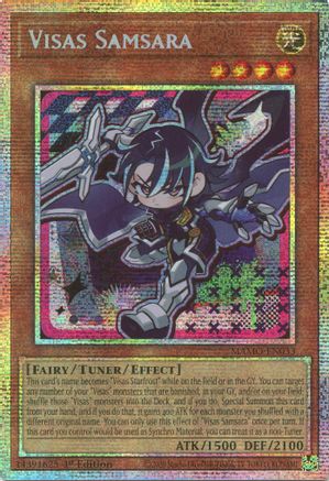 STARLIGHT RARE Visas Samsara (Starlight Rare) (MAMO-EN033) - Magnificent Monsters 1st Edition