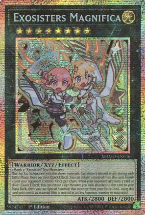 STARLIGHT RARE Exosisters Magnifica (Starlight Rare) (MAMO-EN036) - Magnificent Monsters 1st Edition
