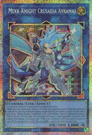 STARLIGHT RARE Mekk-Knight Crusadia Avramax (Starlight Rare) (MAMO-EN037) - Magnificent Monsters 1st Edition