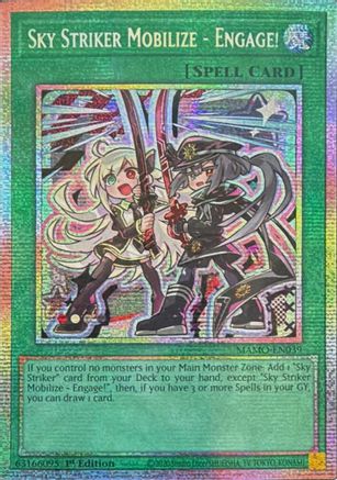 STARLIGHT RARE Sky Striker Mobilize - Engage! (Starlight Rare) (MAMO-EN039) - Magnificent Monsters 1st Edition