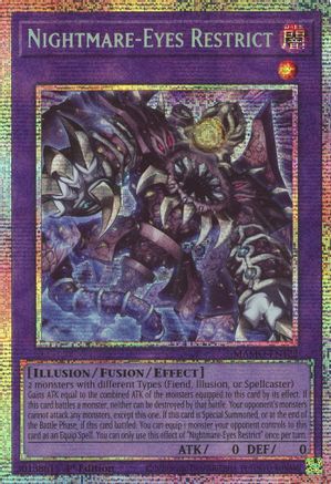 STARLIGHT RARE Nightmare-Eyes Restrict (Starlight Rare) (MAMO-EN122) - Magnificent Monsters 1st Edition