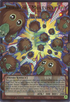 ULTRA RARE Kuriboh - Multiply! (Extended Art) (MAMO-EN002) - Magnificent Monsters 1st Edition