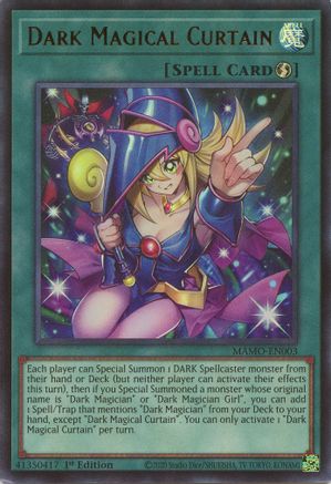 ULTRA RARE Dark Magical Curtain (MAMO-EN003) - Magnificent Monsters 1st Edition