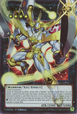 ULTRA RARE Number 39: Utopia, Emissary of Light (Extended Art) (MAMO-EN010) - Magnificent Monsters 1st Edition