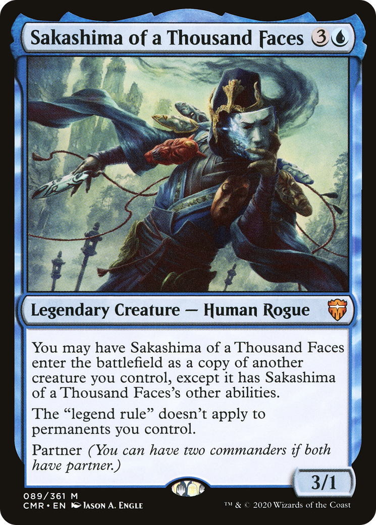 Sakashima of a Thousand Faces (CMR-089) - Commander Legends - Magic The Gathering
