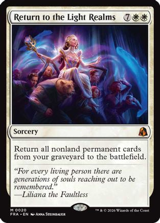 FOIL Return to the Light Realms (FRA-020) - Reality Fracture - Magic The Gathering