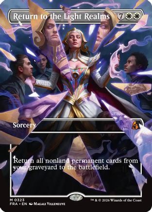 Return to the Light Realms (Borderless) (0323) (FRA-323) - Reality Fracture - Magic The Gathering