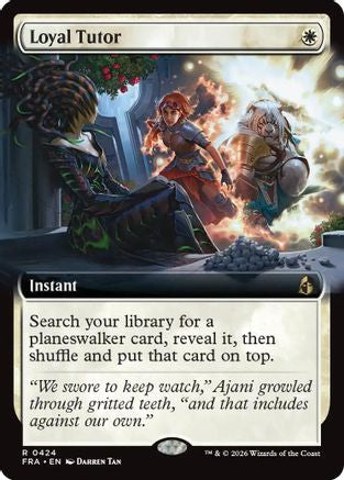 Loyal Tutor (Extended Art) (FRA-424) - Reality Fracture - Magic The Gathering