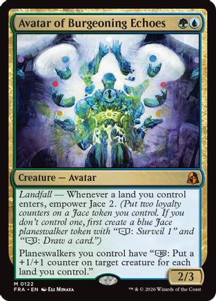 Avatar of Burgeoning Echoes (FRA-122) - Reality Fracture - Magic The Gathering