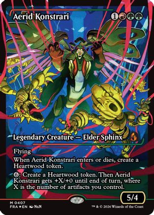 FOIL Aerid Konstrari (Showcase) (0407) (FRA-407) - Reality Fracture - Magic The Gathering