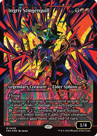 FOIL Ingris Stingerquill (Showcase) (0409) (FRA-409) - Reality Fracture - Magic The Gathering