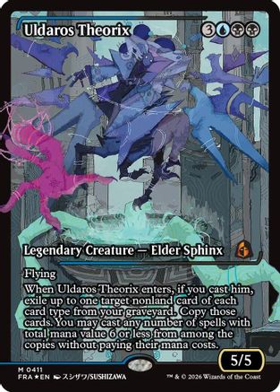 FOIL Uldaros Theorix (Showcase) (0411) (FRA-411) - Reality Fracture - Magic The Gathering