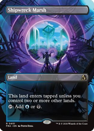 Shipwreck Marsh (Borderless) (FRA-401) - Reality Fracture - Magic The Gathering